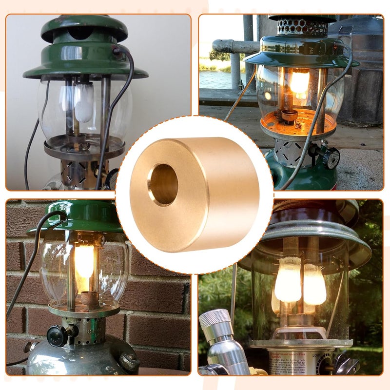 LVACODV Kerosene Lantern Preheater Cup for Coleman Lanterns - Brass Lantern Accessory, Fits Coleman Lantern Parts (Part Number 2015101) - Image 4